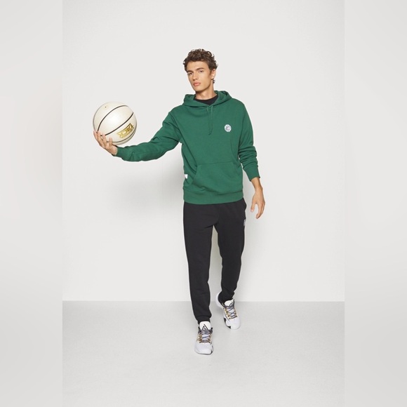 New Balance HOOPS ESSENTIALS FUNDAMENTAL - Hoodie - team forest green NWT medium - Picture 2 of 5